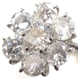 Pt900 総2ct ダイヤモンドリング