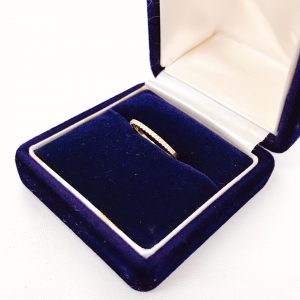 K18 メレダイヤ付リング