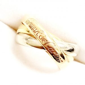 cartier カルティエ K18 トリニティリング