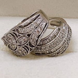 Pt900 メレダイヤ付きリング おまとめ