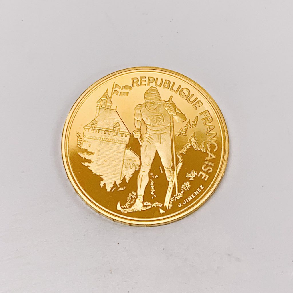 アルベールビルオリンピックの金貨をお買取しました！！
