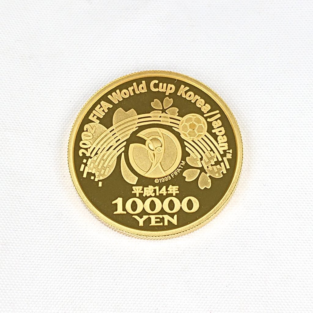 2002年 FIFA World Cup Korea/Japan 1万円記念金貨 - アンティーク 