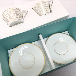 TIFFANY&Co. NOTES(ティファニー ノーツ) カップ&ソーサー 2客セット