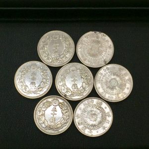 旭日50銭銀貨
