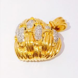 K18 ハート型 ネックレス トップ