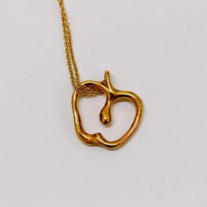 18K　ティファニーエルサペレッティ　アップルネックレス