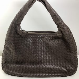 ボッテガヴェネタ ナッパ レザー イントレチャート ホーボーハンドバッグ