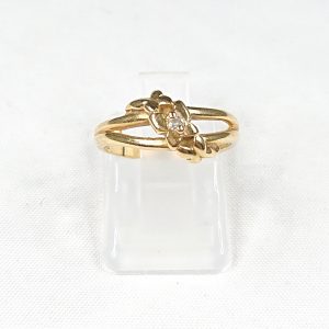 K18 ダイヤモンド(0.017ct)付リング