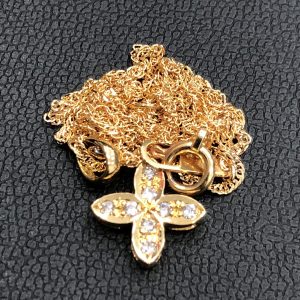 K18ネックレス ダイヤ0.12ct