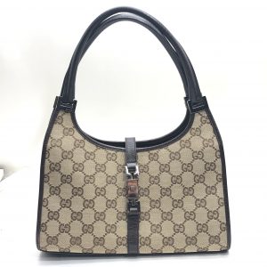 GUCCI　ジャッキー　GGキャンバス　ハンドバック