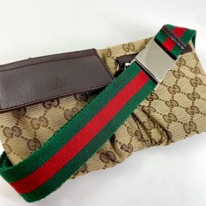 グッチ　ウエストポーチ　シェリーライン