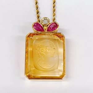 K18 デザインネックレス