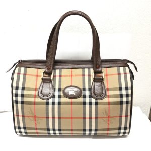 バーバリー ミニボストンバッグ ノバチェック