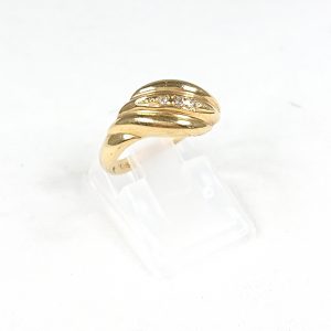 K18 メレダイヤ(0.03ct)付リング