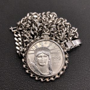 Pt850喜平ネックレス コイン