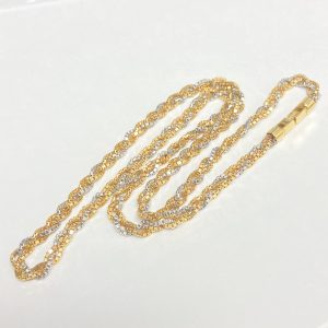 K18/Pt850 ネックレス