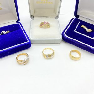 K18　K18/Pt900　リング