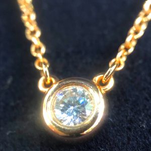 Tiffany & co ダイヤ 0.14ct ネックレス