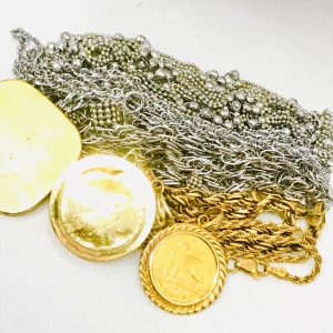 K18 K24 Pt850 コンビ ネックレス ブレスレット トップ 金貨 アクセサリーまとめ