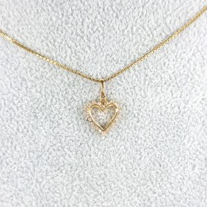K18 ダイヤモンド(0.46ct)付きネックレス