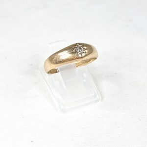 K18 ダイヤモンド(0.10ct)付リング