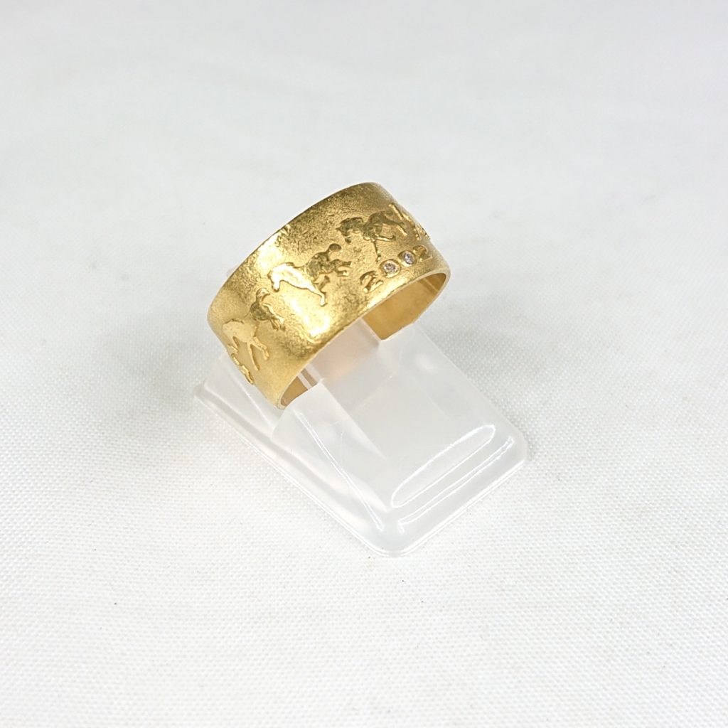 K24 ダイヤモンド(0.02ct)付リング