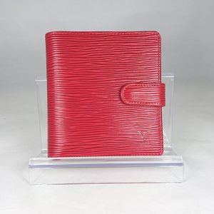 LOUIS VUITTON エピ 二つ折り財布 カスティリアンレッド