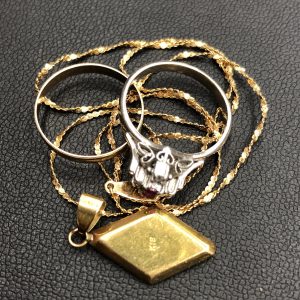 K18 Pm900 リング ネックレス