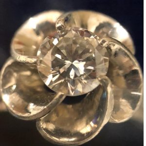 Pt900 0.34ct ダイヤモンドリング