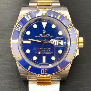 ROLEX 116613LB 青サブマリーナ