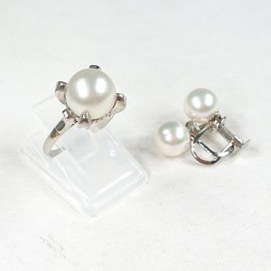 Pt900 パール付アクセサリーまとめ