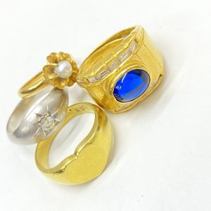 金・プラチナ　リング