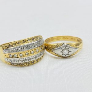 K18/Pt900　リング