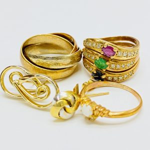 K18 ピアス&リング