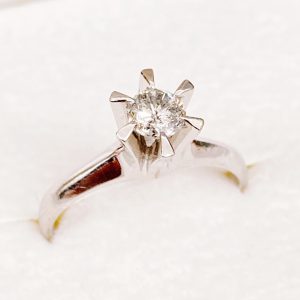 Pt900 ダイヤ付リング