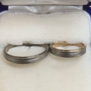 金プラチナ ハーフリング