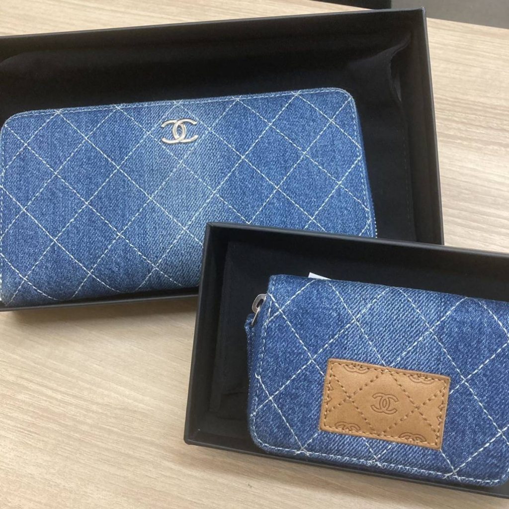 CHANEL マトラッセ デニム 財布 | hartwellspremium.com