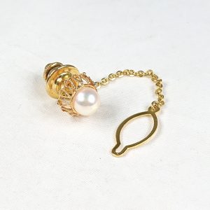 K18 パール付タイタック