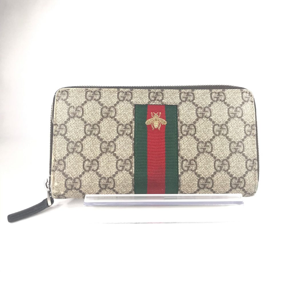 ラウンドフ GUCCI 長財布 GGスプリーム キャンバス hOZiM-m26424884641