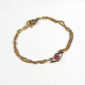 K18 スピネル(0.2ct)付きブレスレット