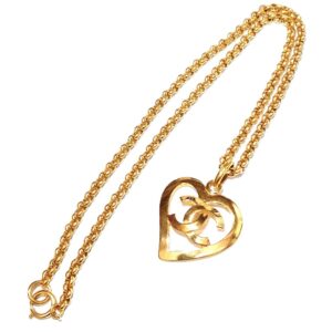 CHANEL シャネル ココマーク ハートネックレス