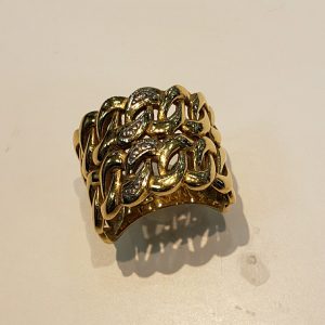 K18　メレダイヤリング