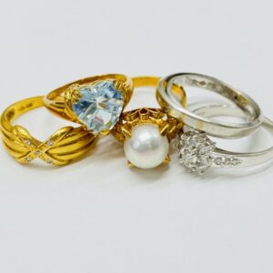 金・プラチナ　リング