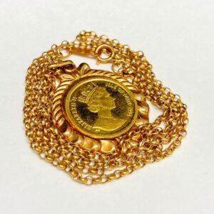 1/25オンス クラウンコインネックレス