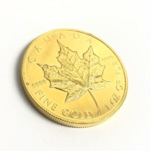 1オンスメイプルリーフ純金