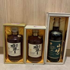 響　山崎　10年　黒ラベル　金キャップ　お酒　ウイスキー