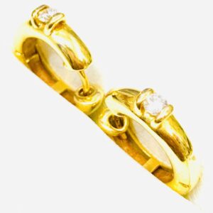 K18 ダイヤモンド 金 ピアス