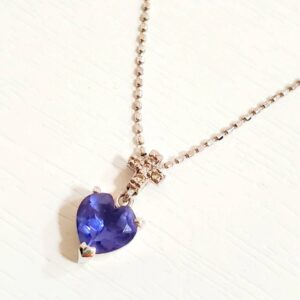 K10WG アメジスト メレダイヤ ネックレス