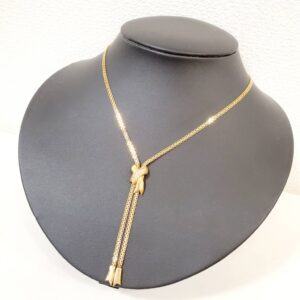 K18 メレダイヤ付き ネックレス