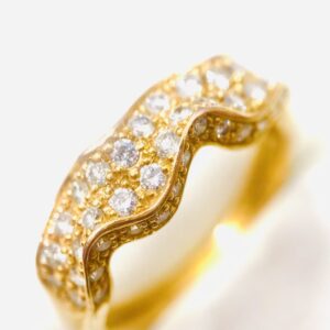 K18 メレダイヤモンドリング ジュエリーアクセサリー